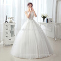 Une vente en gros jolie plus jeune design en dentelle appliquée avec perles de cristal robe robe robe KB172295B